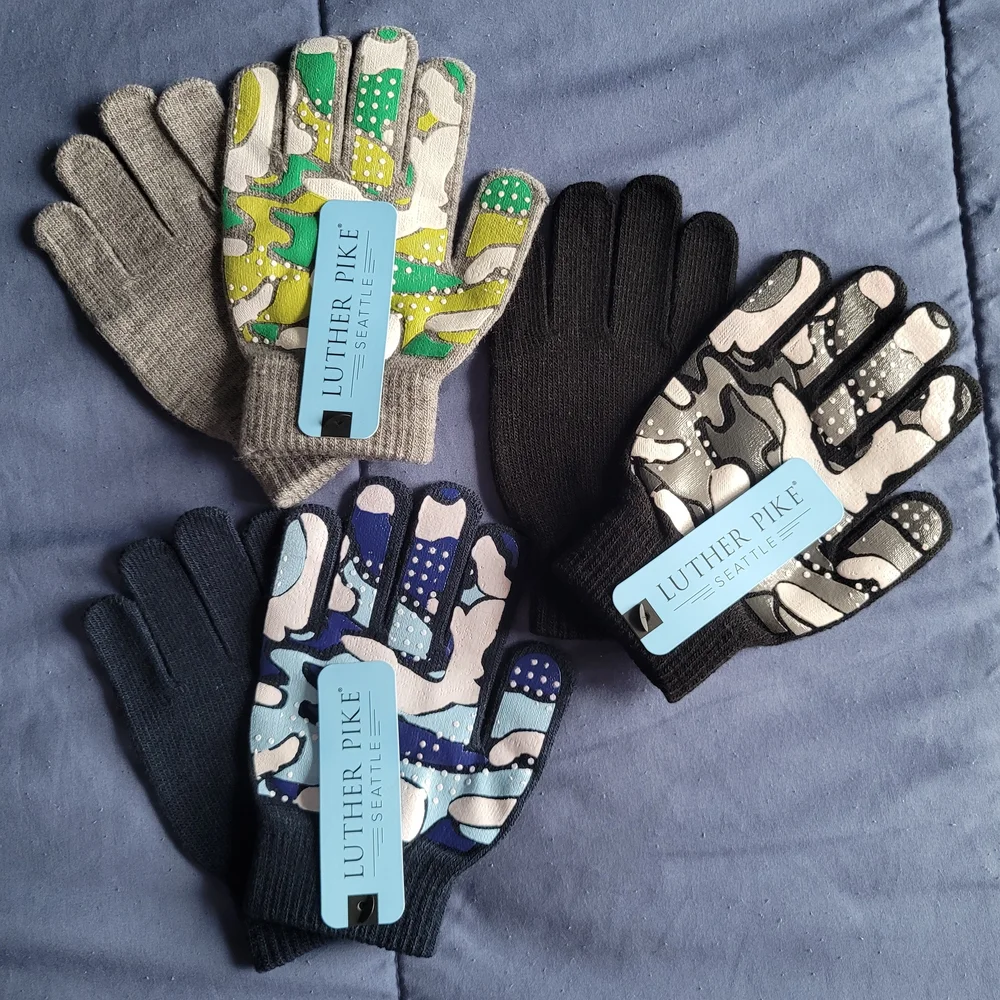 Kids' Colorful Gloves Set